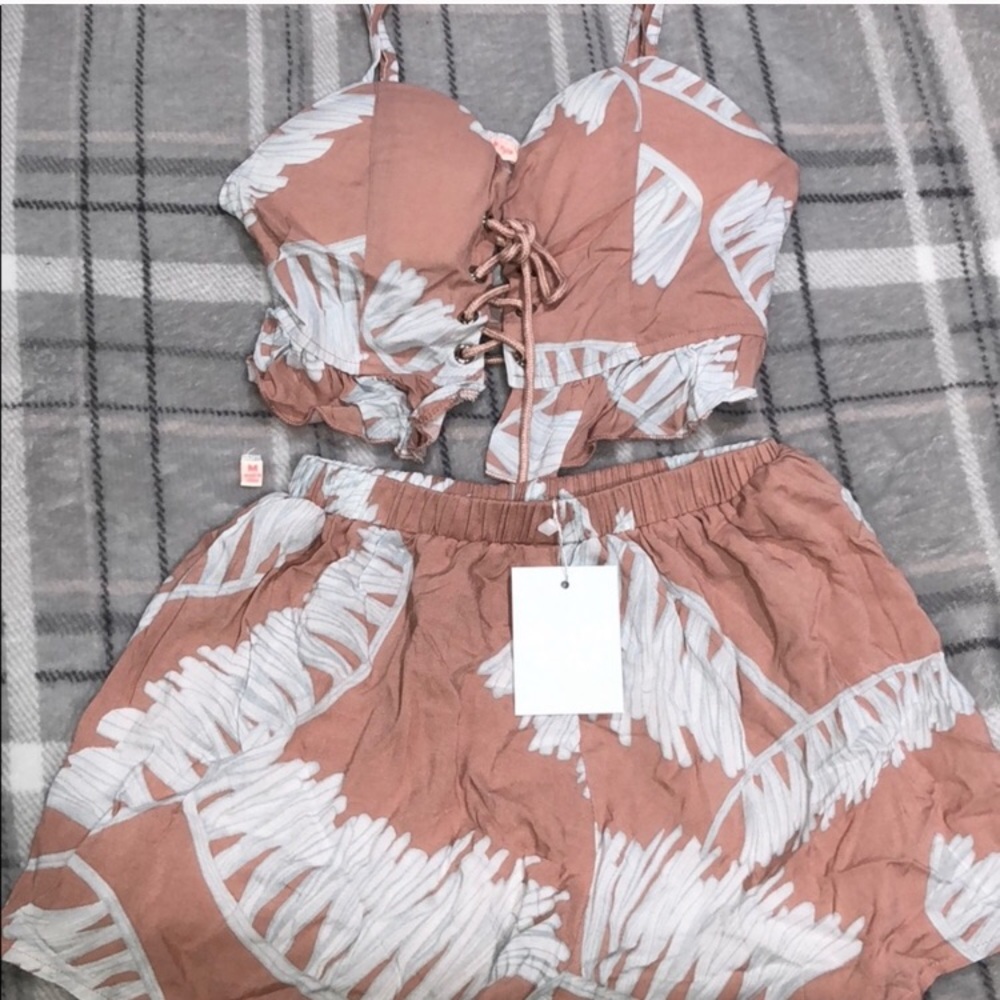 Peach two-piece set